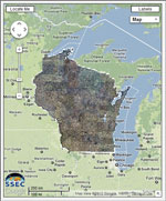 Near real-time GOES in mapservice